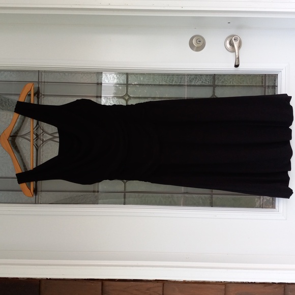 Frank Lyman Design Gorgeous Black Party Evening Midi Dress Size 8 US Excel. Cond - Picture 6 of 9